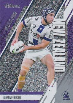 2024 NRL Traders Titanium - World In League Silver #WLS12 Jahrome Hughes Front